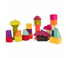B-Toys Kostky Elemenosqueeze / od 6 měsíců