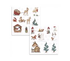 Little Dutch Samolepky na okno Vánoce / od 3 let