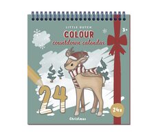 Little Dutch Adventní kalendář omalovánky / od 3 let