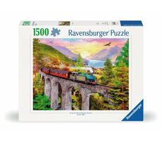 Ravensburger Podzimní jízda vlakem / 1500 dílků / od 14 let