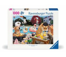 Ravensburger Psí letní dny / 1000 dílků / od 14 let