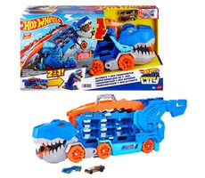 Mattel Hot Weels HNG50 City T-Rex tahač se světly a zvuky