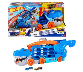 Mattel Hot Weels HNG50 City T-Rex tahač se světly a zvuky / od 4 let