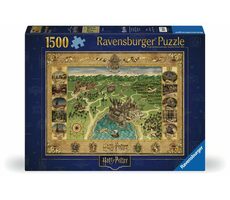 Ravensburger Harry Potter: Mapa Bradavic - 1500 dílků / od 14 let