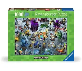 Ravensburger Challenge Puzzle: Minecraft / 1000 dílků / od 14 let