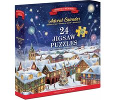 EUROGRAPHICS Puzzle Adventní kalendář: Vánoční vzpomínky / 24x50 dílků / od 6 let