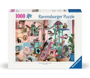 Ravensburger Kočičí vysněný dům / 1000 dílků / od 14 let