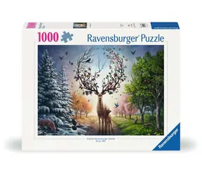 Ravensburger Velkolepý jelen a 4 roční období / 1000 dílků / od 14 let