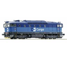 Roco 7310009 Dieselová lokomotiva Rh 750 ČD Cargo Brejlovec / měřítko H0 (1:87) / délka 190mm / rádius 358mm / od 14 let
