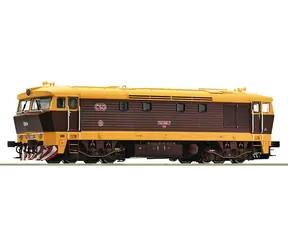 Roco 7300026 Dieselová lokomotiva 752 068-7 ČSD/ČD Bardotka / měřítko H0 (1:87) / 190mm / rádius 358mm / od 14 let