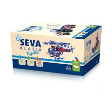 SEVA Stavebnice Klasik Největší / 1162 dílků / od 4 let