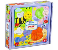 DOHÁNY Puzzle Život na louce 4v1 / 4 & 6 & 9 & 12 dílků / od 2 let