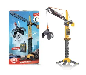 Dickie RC Jeřáb Mega Crane 110 cm na kabel / RC model jeřábu / od 3 let