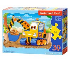 Castorland  Žlutý bagr / 30 dílků / od 4 let
