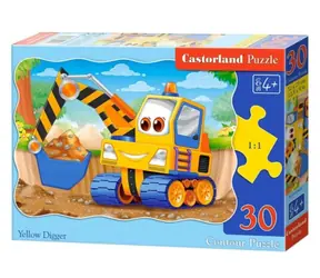 Castorland  Žlutý bagr / 30 dílků / od 4 let