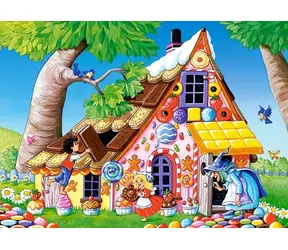 Castorland 13333 Jeníček a Mařenka / 120 dílků / od 6 let