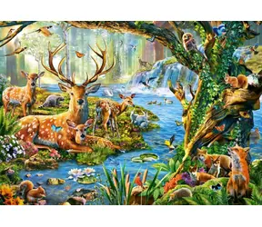 Castorland 52929  Život v lese / 500 dílků / od  9 let