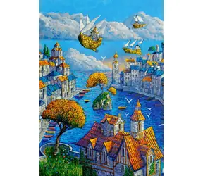Castorland 53889 Art Collection: Přístav / 500 dílků / od 9 let