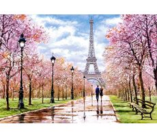 Castorland 104369 Romantická procházka v Paříži / 1000 dílků / od 9 let