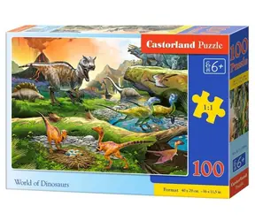 Castorland 111084 Svět dinosaurů / 100 dílků / od 6 let