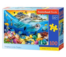 Castorland 111169 Delfíni v tropech / 100 dílků / od 6 let