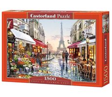 Castorland 151288 Květinářství v Paříži / 1500 dílků / od 9 let