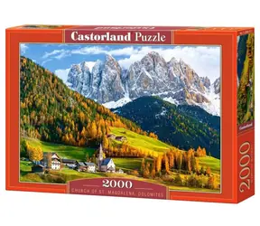 Castorland 200610 Kostel svaté Magdaleny, Dolomity / 2000 dílků / od 9 let