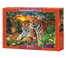 Castorland 200825 Tygří rodina / 2000 dílků / od 9 let