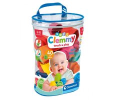 Clementoni Clemmy baby - 40 kostek v plastovém pytli / od 6 měsíců