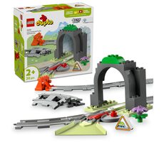 LEGO® DUPLO® Town 10425 Železniční tunel a koleje – rozšiřující sada / Počet dílků: 20 / od 2 let