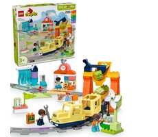 LEGO® DUPLO® Town 10428 Velký interaktivní komunitní vláček / Počet dílků: 103 / od 3 let