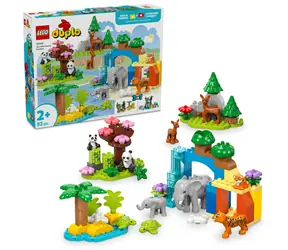 LEGO® DUPLO® 10446 Rodinky divokých zvířat 3 v 1 / Počet dílků: 92 / od 2 let