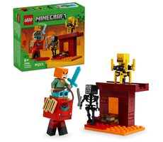 LEGO® Minecraft® 21266 Lávová bitva v Netheru / Počet dílků: 99 / od 6 let