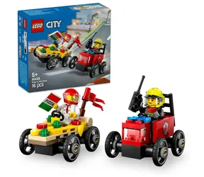 LEGO® City 60458 Závodní balíček: Rozvoz pizzy vs. hasičské auto / Počet dílků: 70 / od 5 let