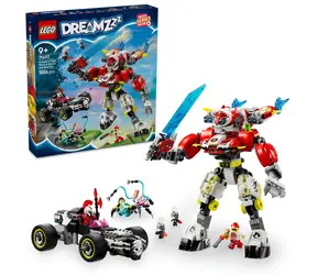 LEGO® DREAMZzz™ 71497 Cooperův tygří robot a Zerův hot rod / Počet dílků: 1006 / od 9 let