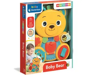 Clementoni Montessori - Didaktický medvídek / od 12 měsíců