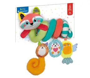 Clementoni Clemmy baby - Plyšová spirála na kočárek / od 0 měsíců 