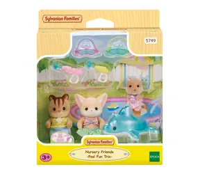 Sylvanian family Zábava u bazénu Baby Trio / od 3 let