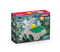 Schleich CrashMobile z džungle s figurkou Mini Creature / od 7 let