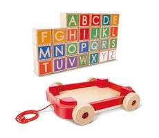 Hape Tahací vozík s kostkami / od 2 let