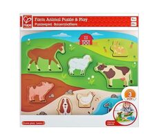 Hape Puzzle - Zemědělská zvířátka / od 2 let