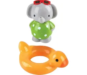 Hape Hračky do vody - Plavací slon s kačenkou / od 1,5 roku