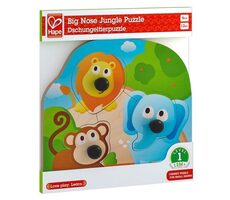 Hape Puzzle s úchytkami - Divočina / od 1 let