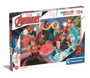 Clementoni  Třpytivé puzzle Marvel: Avengers / 104 dílků / od 6 let