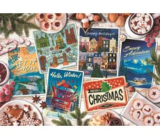 Trefl - Puzzle - Vzpomínky na zimu / 1000 dílků / 68.3 x 48 cm / věk 12+