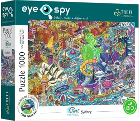 Trefl - Puzzle - UFT Eye-Spy Time travel: Sydney / 1000 dílků / 68.3 x 48 cm / věk 12+