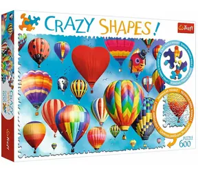 Trefl - Puzzle - Crazy Shapes Barevné balony / 600 dílků / 68 x 48 cm / věk 12+