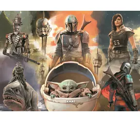 Trefl - Puzzle - The Mandalorian: Připraven k boji / 200 dílků / 48 x 34 cm / věk 7+