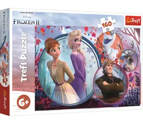 Trefl - Puzzle - Ledové království 2: Sesterské dobrodružství / 160 dílků / 41 x 27.5 cm / věk 6+