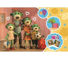 Trefl - Puzzle - Treflíci: Rodina / 54 dílků / 20 x 13 cm / věk 4+